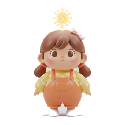 태양형 아이 캐릭터